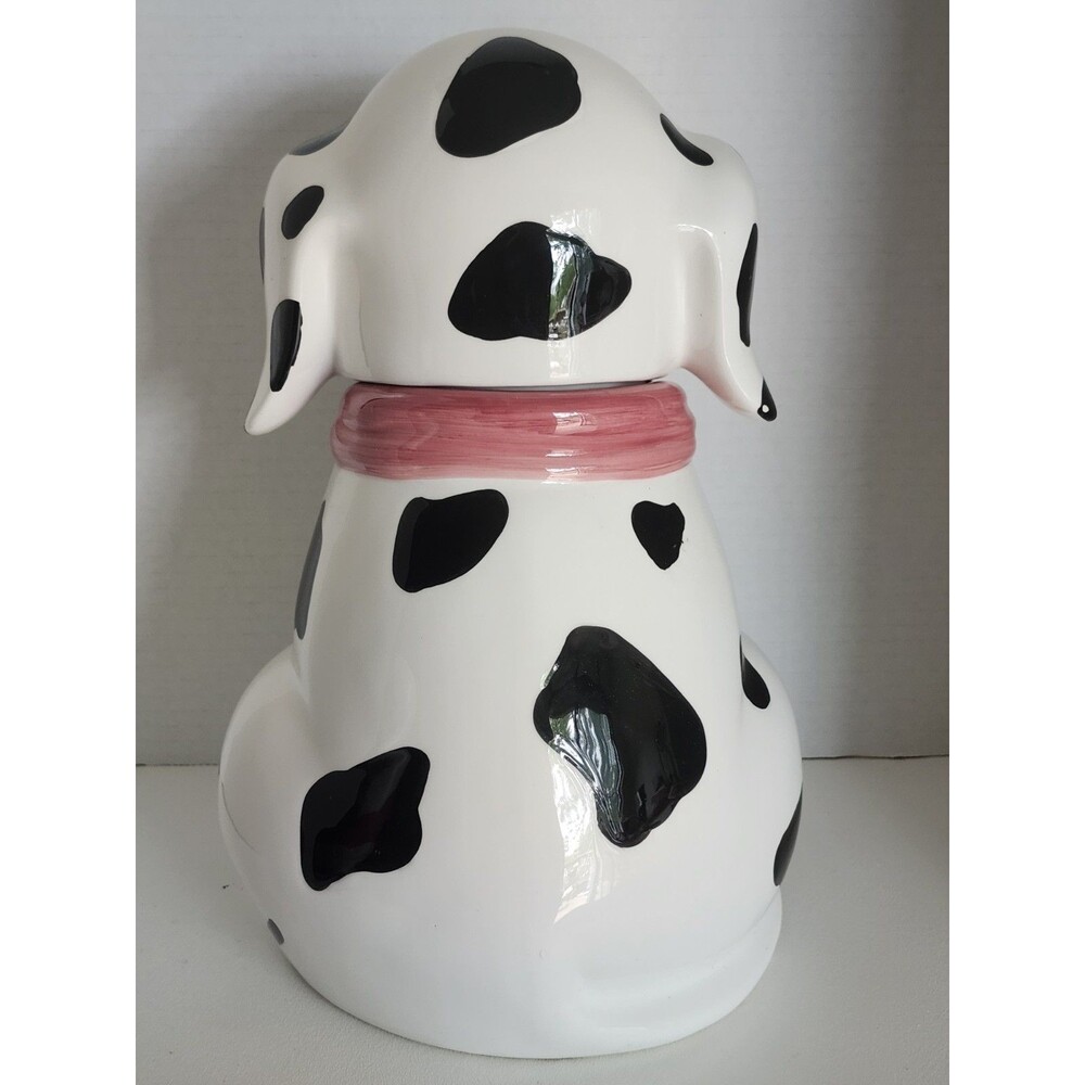 HOMETRENDS Vintage Dalmatian Puppy Dog Cookie Jar Cannister 11.5" - Picture 3 of 10